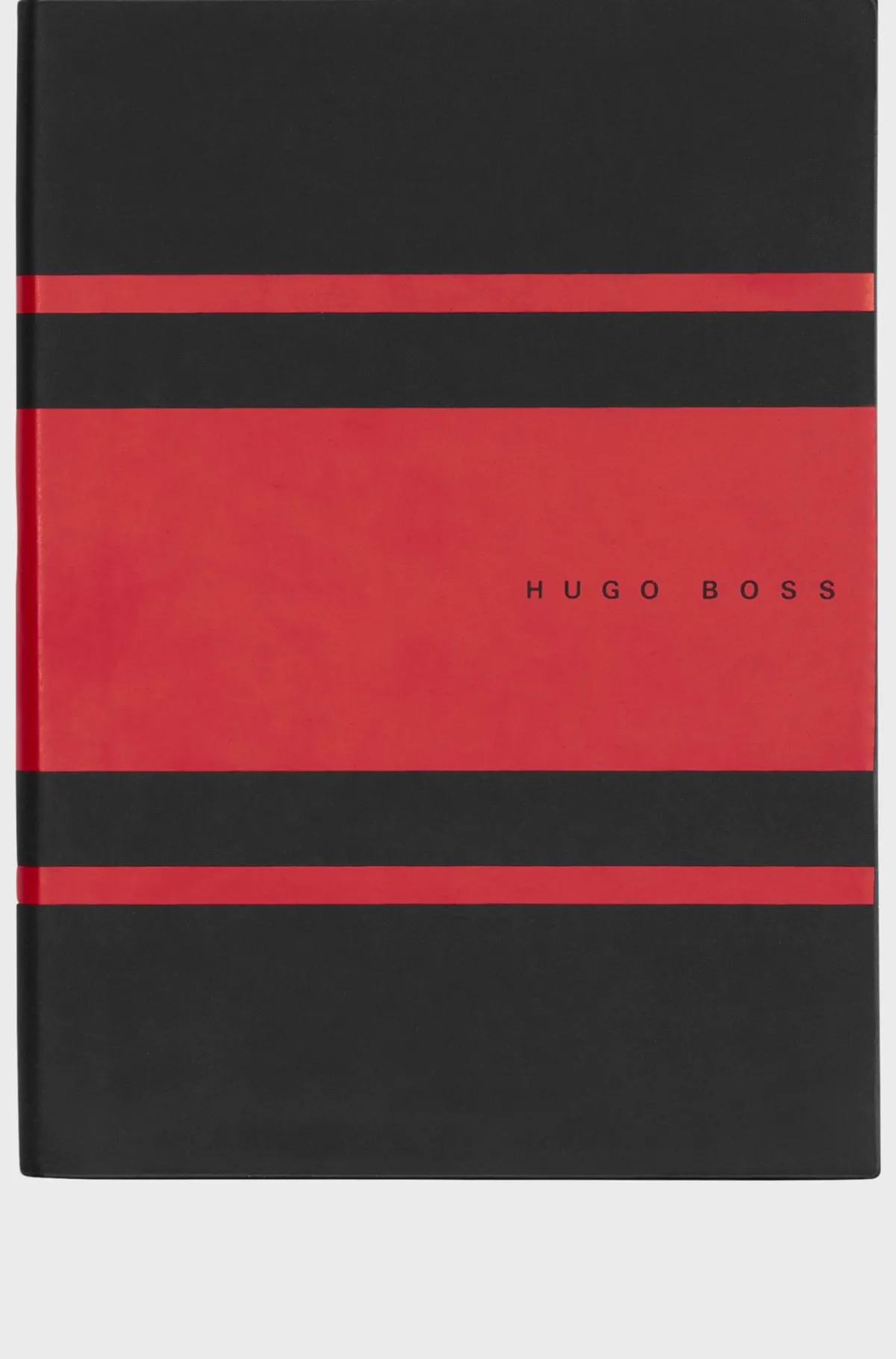 anotesbog_i_imiteret_lder_med_rde_striber_1.webp HUGO BOSS A5-notesbog I Imiteret Læder Med Røde Striber Sort/rød Best Sale