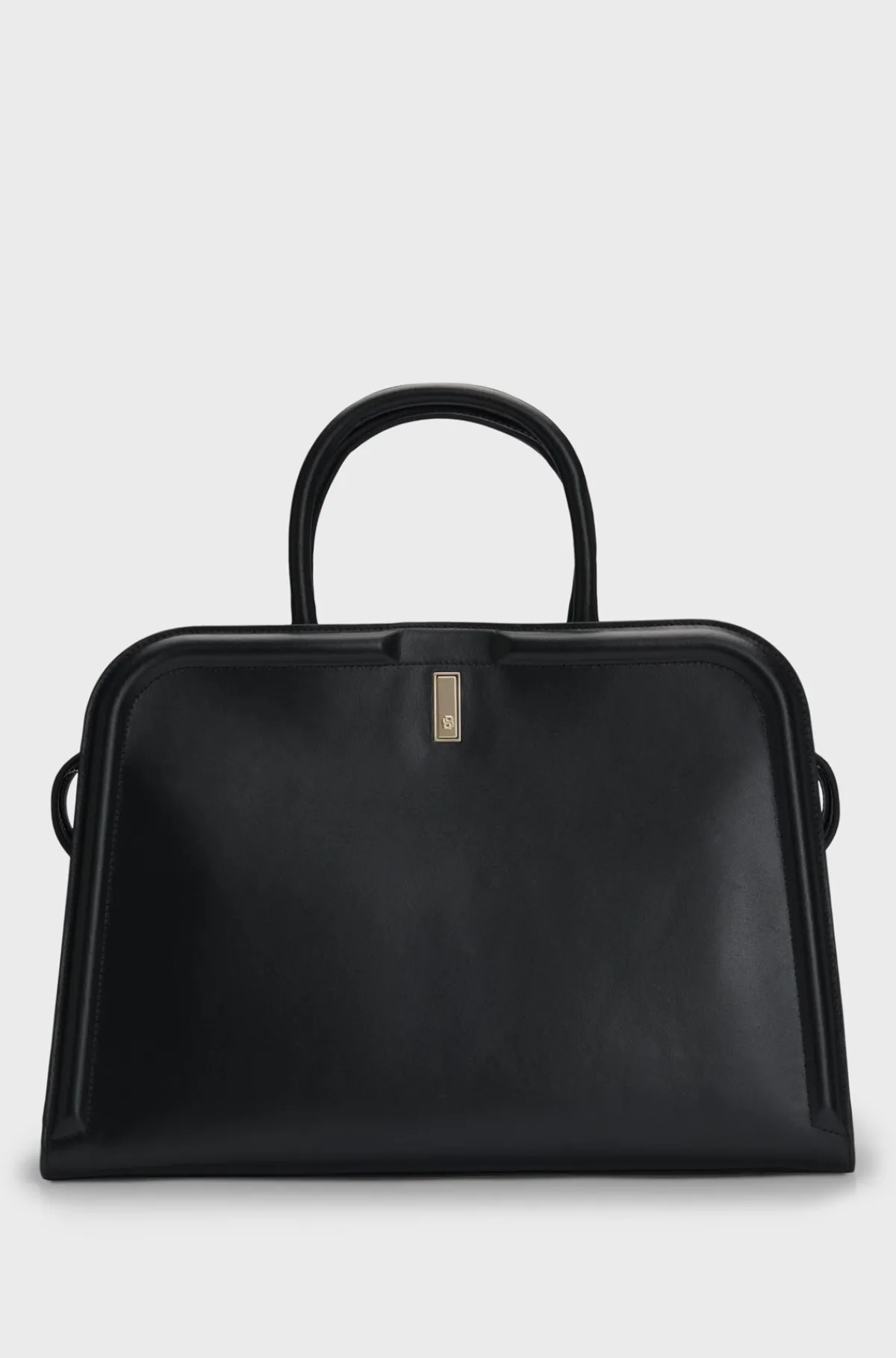 HUGO BOSS Ariell Tote Bag I Læder Med Udtagelig Pouch Sort New