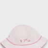 HUGO BOSS Babyhat I Bomuld Med Snore Og Logoprint Lys pink New