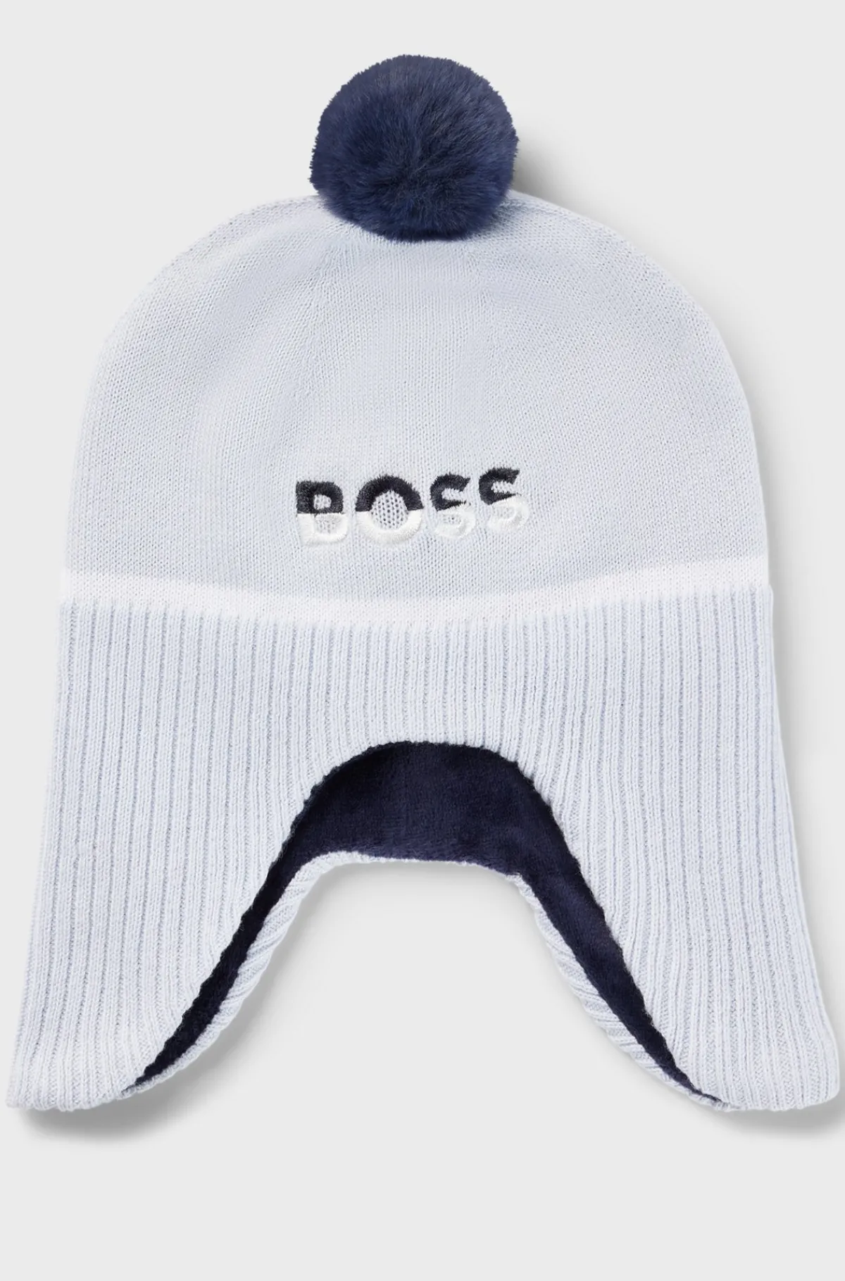 babyhue_med_pompon_og_revarmere_1.webp HUGO BOSS Babyhue Med Pompon Og ørevarmere Lyseblå Store