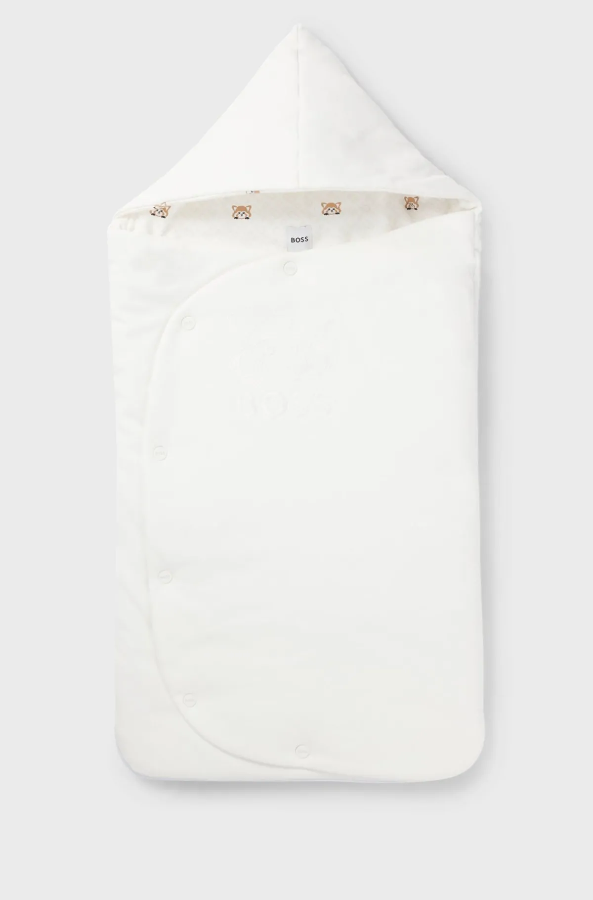 babynest_i_bomuld_med_rd_panda_0.webp HUGO BOSS Babynest I Bomuld Med Rød Panda Hvid Hot