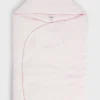HUGO BOSS Babysvøb I Printet Bomuld Med Broderet Logo Lys pink Best