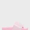 HUGO BOSS Badesandaler Til Børn Med Skinnende Effekt Og Stablet Logo Pink Fashion