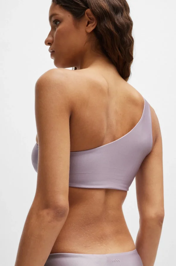 HUGO BOSS Bikinibralette Med En Strop Og 3D-logo Lyslilla Hot