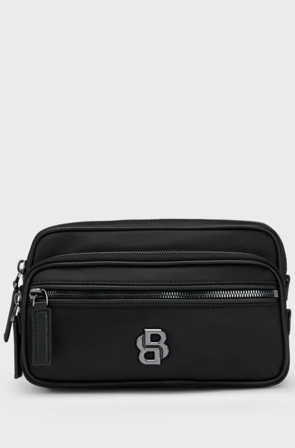 HUGO BOSS Bæltetaske I Twill Med Dobbelt B-monogram Sort Hot