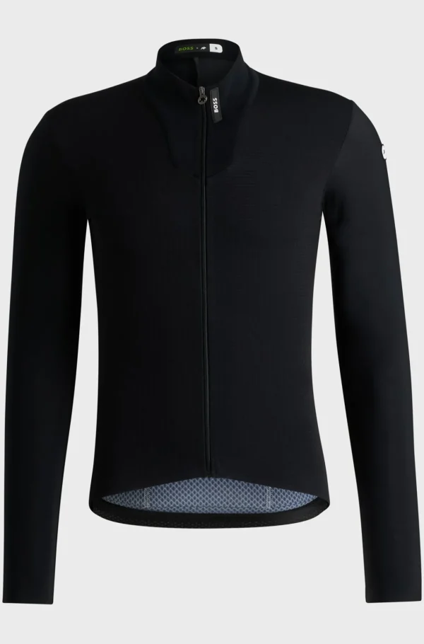 HUGO BOSS BOSS X ASSOS-jakke I åndbart Stof Med Stræk Sort Store