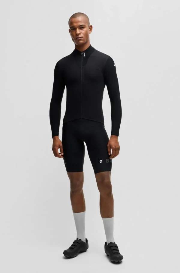 HUGO BOSS BOSS X ASSOS-jakke I åndbart Stof Med Stræk Sort Store