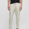 HUGO BOSS BOSS X Matteo Berrettini-tracksuit-bukser Med Kontrastkantbånd Og Branding Naturlig Shop