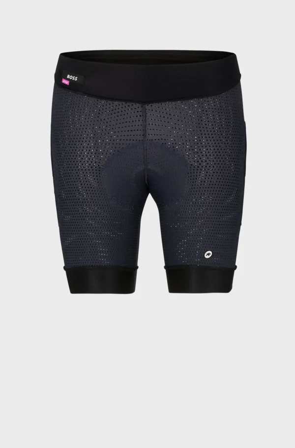HUGO BOSS Cykelshorts Fra BOSS X ASSOS Med Stødabsorberende Skum Mørkegrå Store