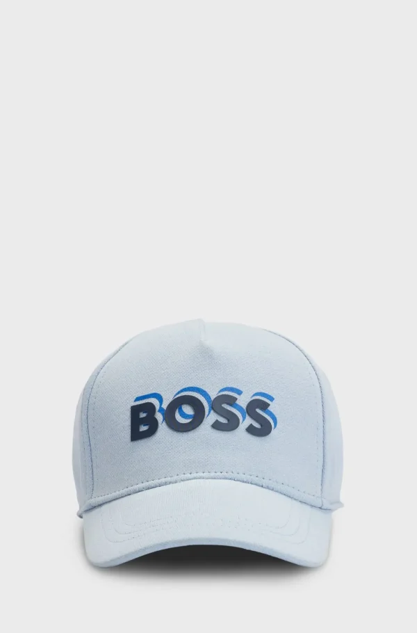 HUGO BOSS Denimkasket Til Børn Med Logoprint Lyseblå Discount