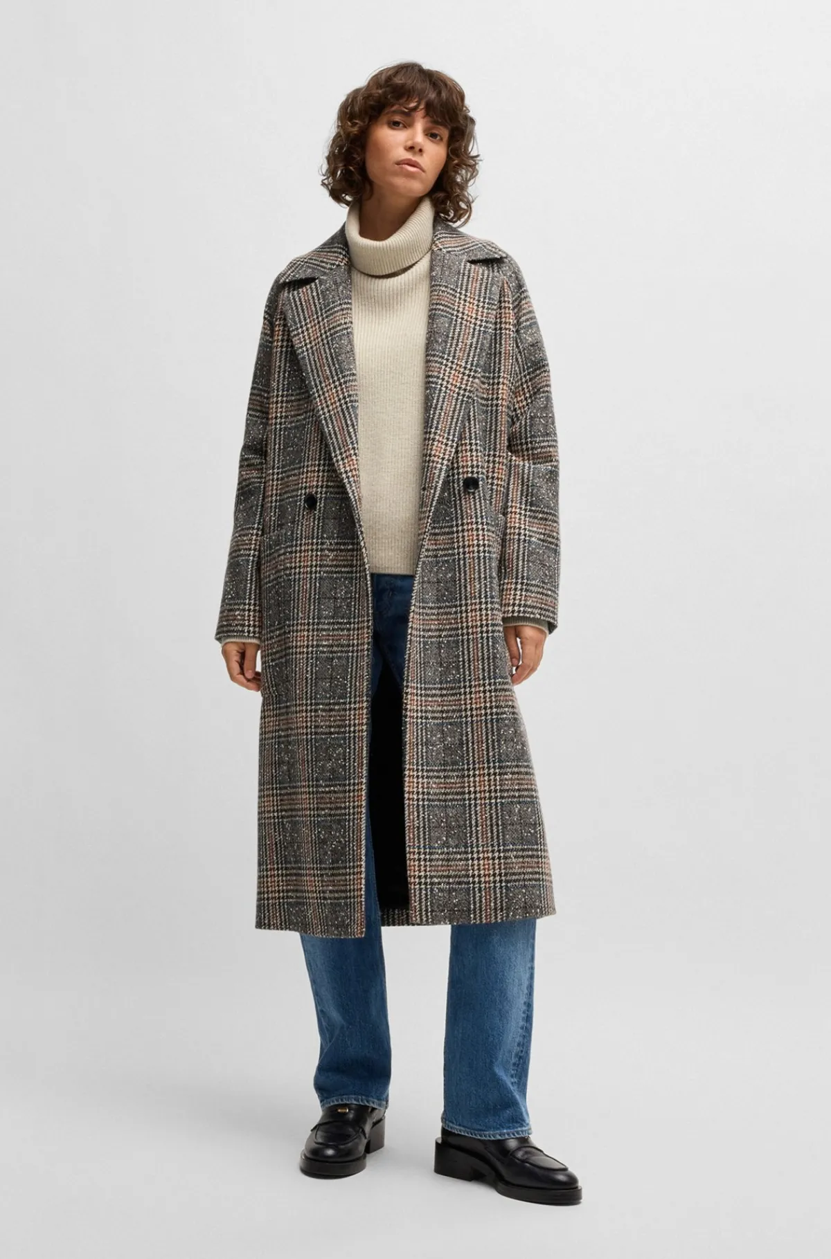 dobbeltradet_frakke_i_tweed_med_prince_of_walestern_og_loose_fit_1.webp HUGO BOSS Dobbeltradet Frakke I Tweed Med Prince Of Wales-tern Og Loose Fit Mønstret Sale