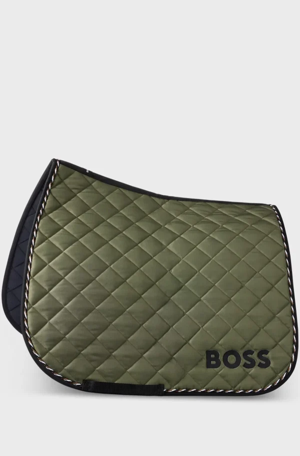 HUGO BOSS Dressursadelunderlag Til Hestesport Med Logo Lysegrøn Discount