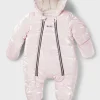HUGO BOSS Flyverdragt Til Babyer I Stof Med Perlemorseffekt Og Aftagelige Støvler Lys pink Shop