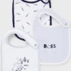 HUGO BOSS Gaveæske Med Et Sæt Af Tre Logo-hagesmække Til Babyer Lyseblå Best Sale