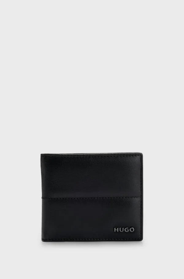 HUGO BOSS Gavesæt Med Kortholder Og Læderpung Med Logo Sort New