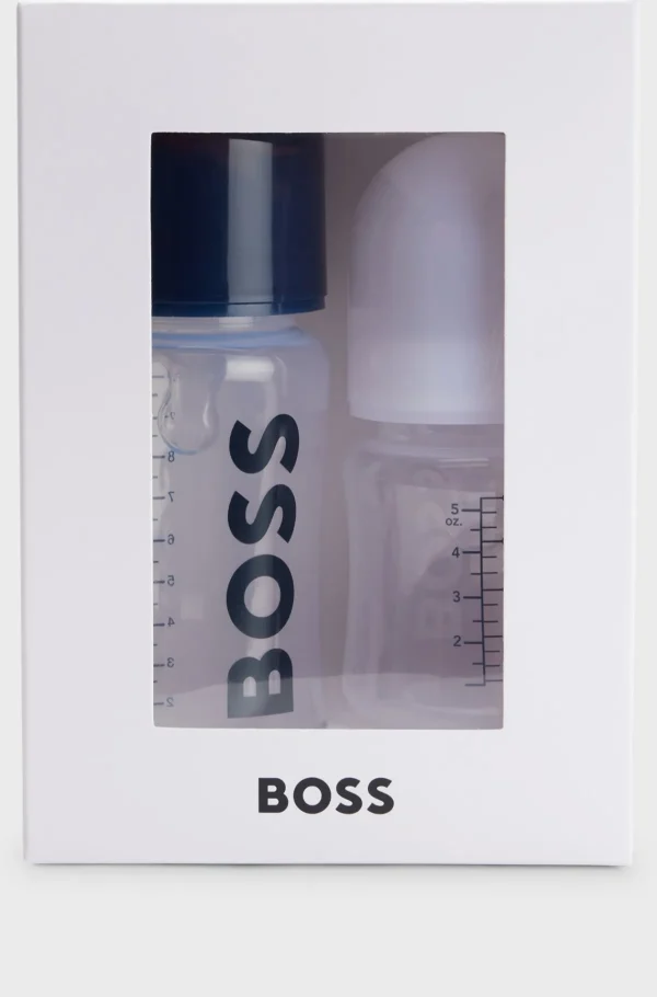 HUGO BOSS Gavesæt Med To BPA-fri Sutteflasker Mørkeblå Online