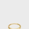 HUGO BOSS farvet Ring Med Logodetalje Guld Flash Sale