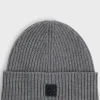 HUGO BOSS Hue I Ny Uld Med Stablet Logo Grå Flash Sale