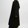 HUGO BOSS HUGO X Les Benjamins-trenchcoat Med Perlebesat Rosenbroche Sort Shop