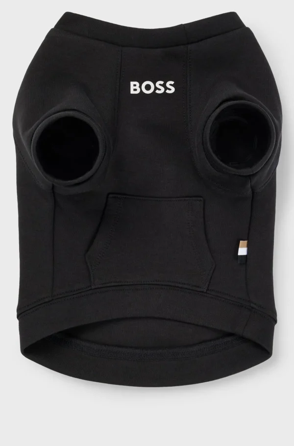 HUGO BOSS Hundesweater I Bomuldsblanding Sort Cheap