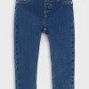 HUGO BOSS Jeggings Til Børn I Blå Strækdenim Med Brandet Linning Mønstret Sale