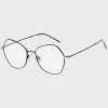 HUGO BOSS Kantede Briller Med Styrke I Titanium Sort Shop