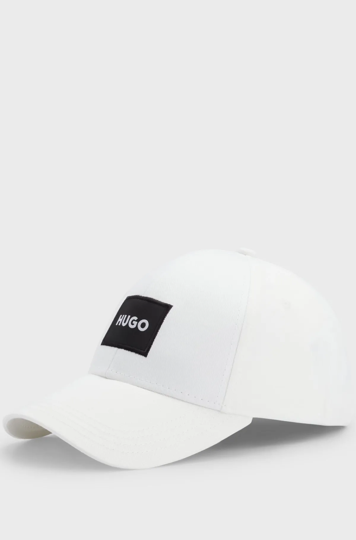 kasket_i_bomuldstwill_med_logomrkat_1-1.webp HUGO BOSS Kasket I Bomuldstwill Med Logomærkat Hvid Fashion