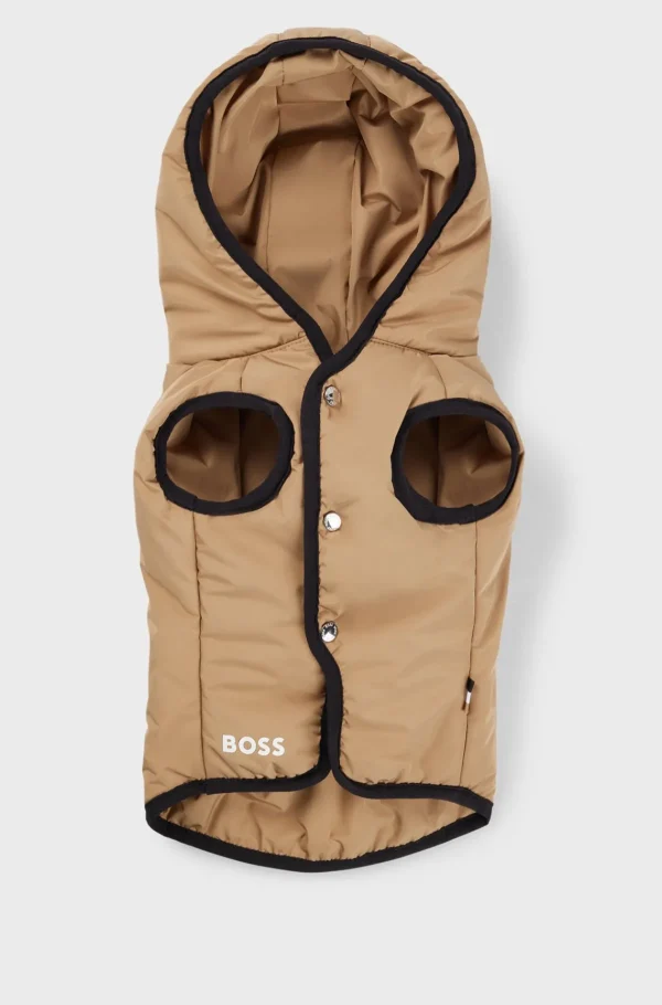 HUGO BOSS Let Hundejakke Med Logodetaljer Beige Best Sale