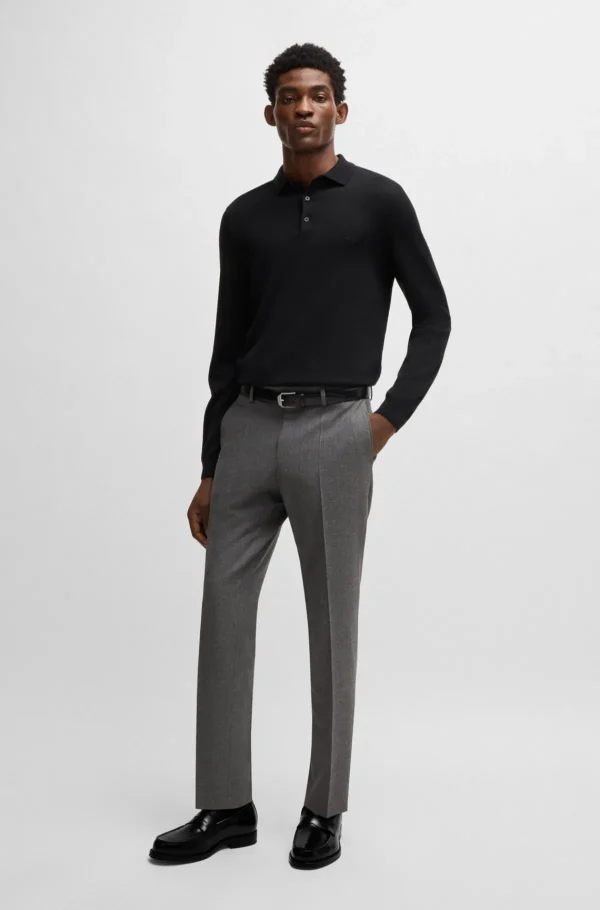 HUGO BOSS Loafers I Læder Med Dressletic-sål Sort New