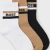 HUGO BOSS Pakke Med Tre Par Sokker Til Børn Med Logo Og Striber Sort Online