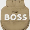 HUGO BOSS Polstret Jakke Til Hunde Med Kontrastlogo Beige Best