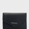 HUGO BOSS Pung I Kornet Kunstlæder Med HUGO-logo Sort New