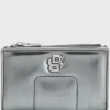 HUGO BOSS Pung Med Dobbelt B-monogram Sølv Clearance