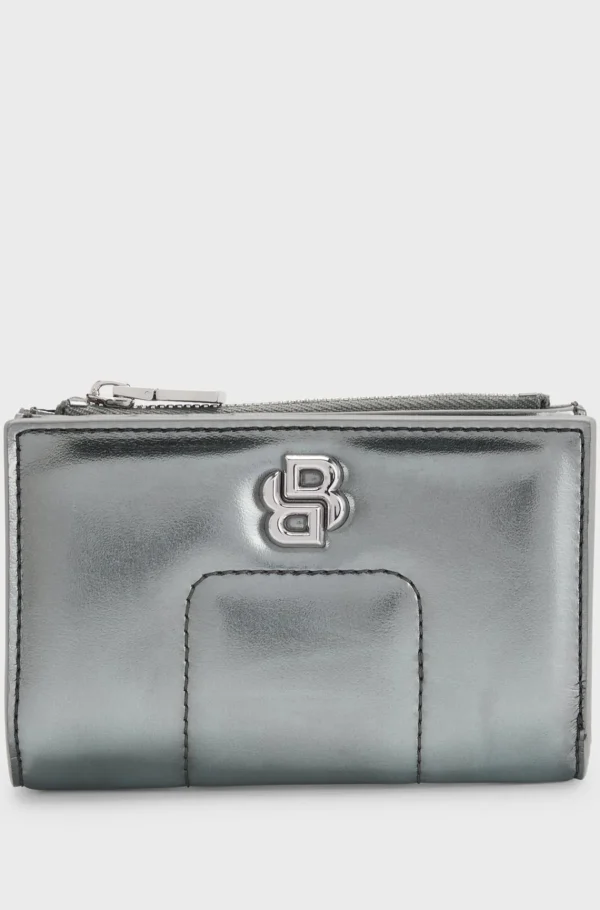 HUGO BOSS Pung Med Dobbelt B-monogram Sølv Clearance