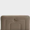 HUGO BOSS Quiltet Pung I Imiteret Læder Med Dobbelt B-monogram Brun New