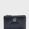 HUGO BOSS Quiltet Pung I Imiteret Læder Med Dobbelt B-monogram Mørkeblå Flash Sale