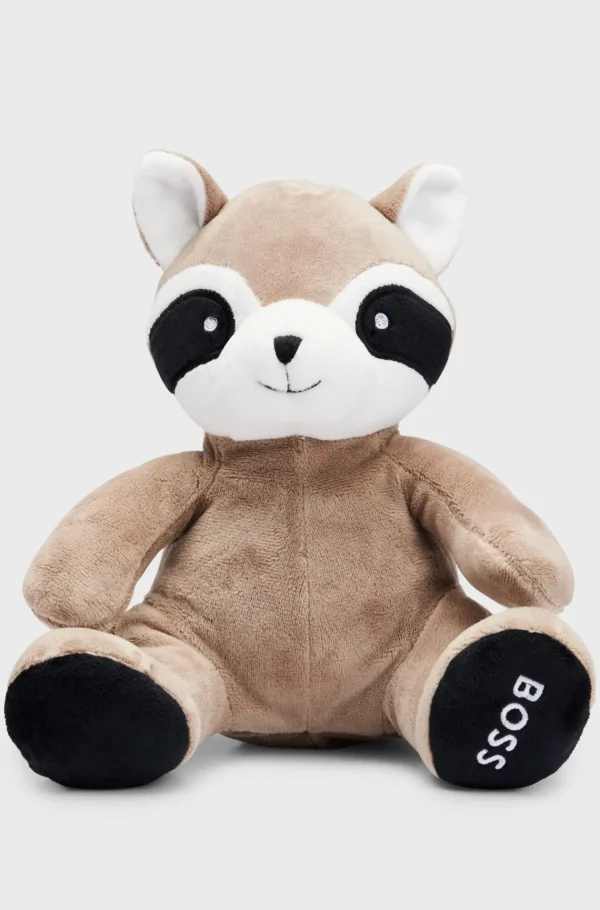 HUGO BOSS Rødt Pandatøjdyr Til Babyer Med Broderede Logoer Brun Cheap