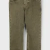 HUGO BOSS Regular Fit Jeans I Grøntonet Denim Til Børn Mørkegrøn Outlet