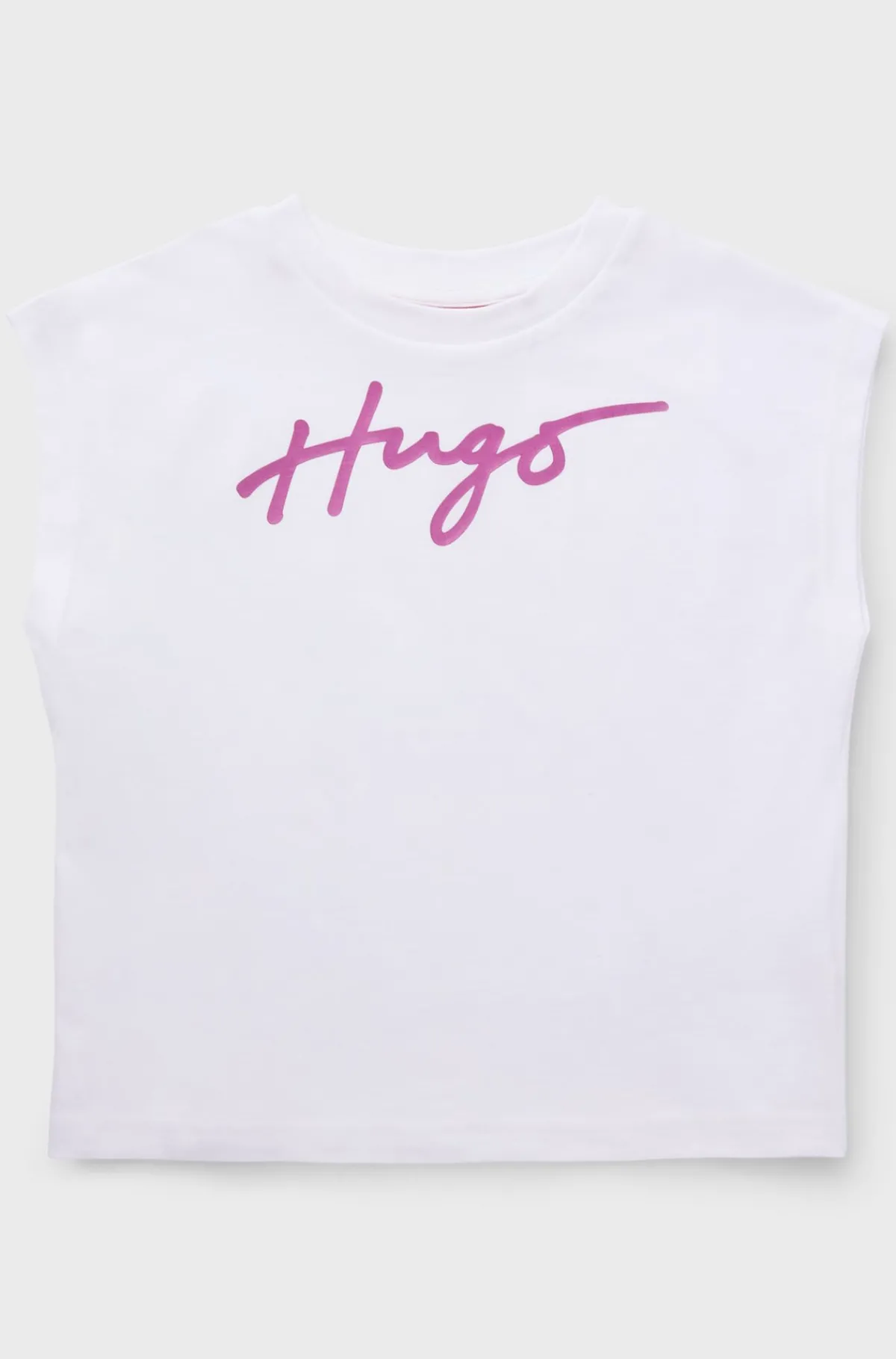rmels_tshirt_i_bomuld_til_brn_med_metallisk_logo_i_hndskrevet_stil_1.webp HUGO BOSS Ærmeløs T-shirt I Bomuld Til Børn Med Metallisk Logo I Håndskrevet Stil Hvid Hot