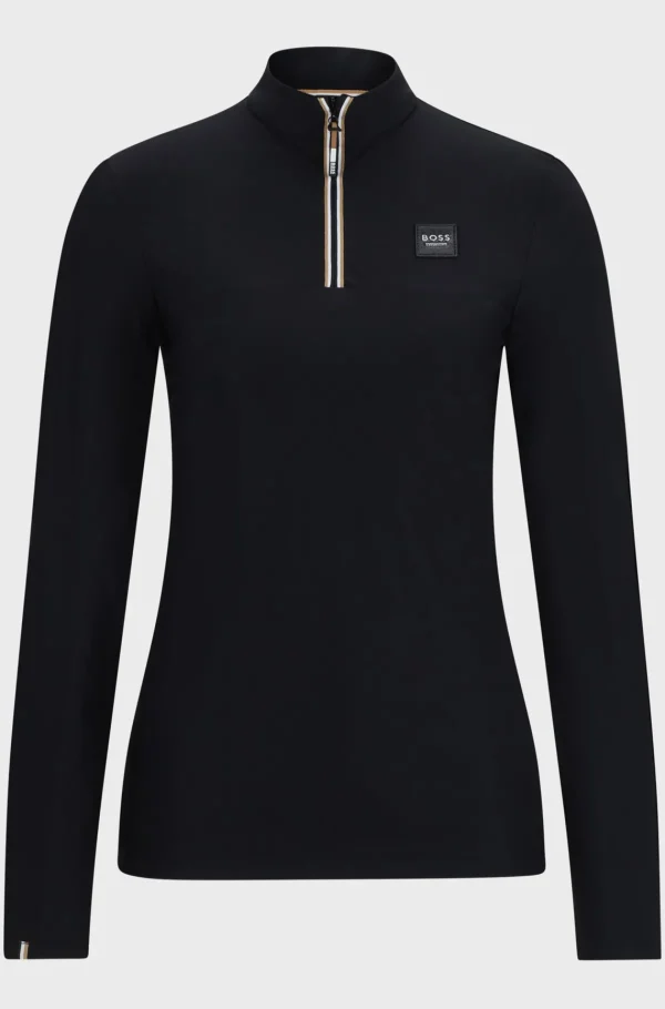 HUGO BOSS Showtop Til Hestesport I Stof Med Ekstra Stræk Sort Flash Sale