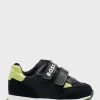 HUGO BOSS Sneakers Med Burrebåndslukning Og Logo Til Børn Sort Sale