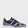 HUGO BOSS Sneakers Til Børn I Læder Og Mesh Med Logo Sort Fashion
