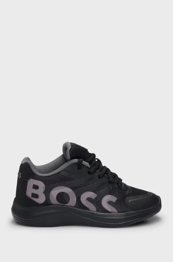 HUGO BOSS Sneakers Til Børn Med 3D-logo Sort Fashion
