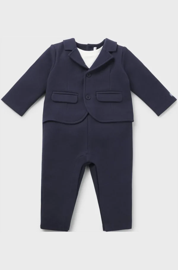 HUGO BOSS Sæt Med Jakkesætlook Til Babyer I Gaveæske Mørkeblå Store