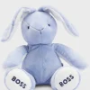 HUGO BOSS Tøjdyr Til Babyer I Imiteret Pels Med Broderede Logoer Lyseblå Discount