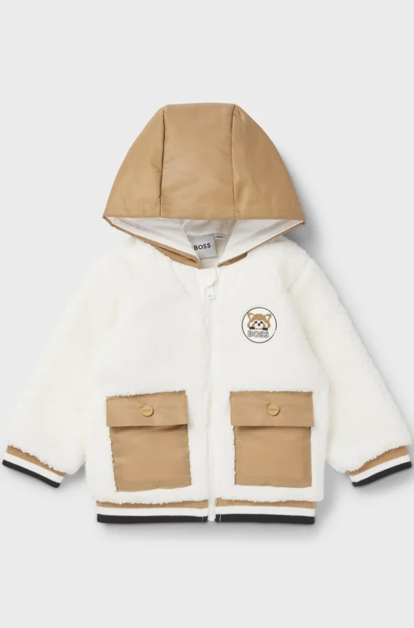 HUGO BOSS Tracksuit Til Babyer Med Rød Panda-logo Hvid New