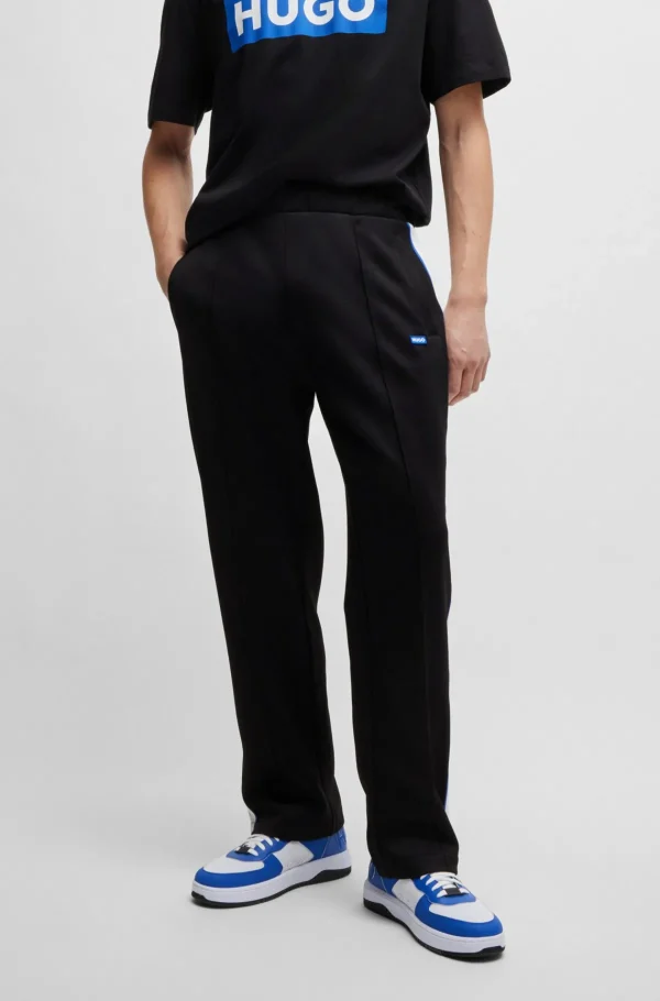 HUGO BOSS Tracksuit-bukser Med Logomærke Og Kantbånd Sort Store