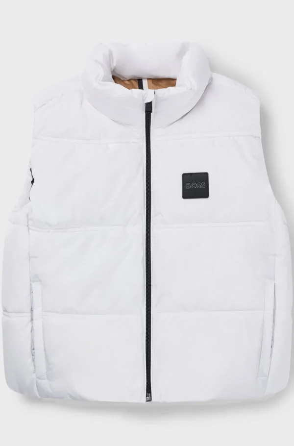 HUGO BOSS Vandskyende Vest Med Logo Til Børn Hvid Best Sale